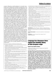 Language-tree divergence times... image