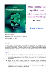 Microbiological Applications: A... image