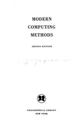 Modern Computing Methods