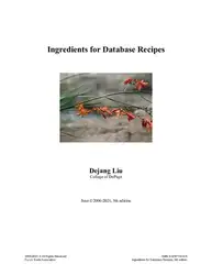 Ingredients for Database... image