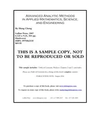 Advanced Analytic Methods... image