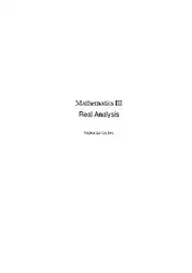 دانلود کتاب Mathematics III. Real Analysis
