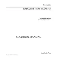 دانلود کتاب Radiative Heat Transfer Solution Manual