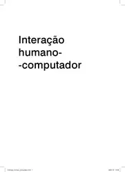 دانلود کتاب Interação Humano-Computador
