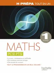 Maths PCSI-PTSI HPrépa... image