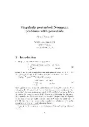 Singularly perturbed Neumann... image