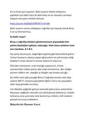 Birey C Coğrafya image