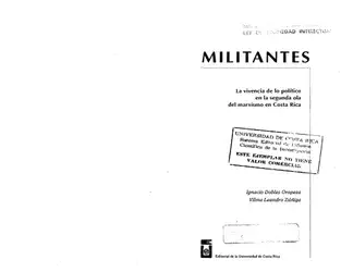 Militantes: la vivencia... image