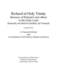 Itinerary of Richard... image