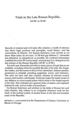 Trials in the... image