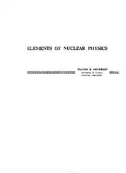 Elements of nuclear...