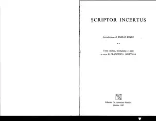 Scriptor Incertus. Testo... image