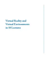 دانلود کتاب Virtual reality and virtual environments in 10 lectures