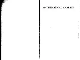 Mathematical Analysis image