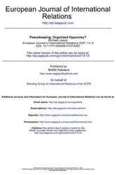 Peacekeeping: Organized Hypocrisy? image