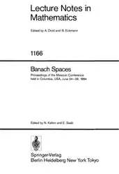 Banach Spaces: Proceedings... image