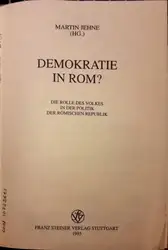 Demokratie in Rom?... image