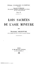 Lois sacrées de... image