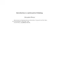 Introduction to mathematical... image