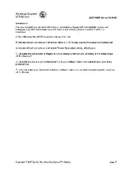 MCQ ۲۰۰۷ American... image