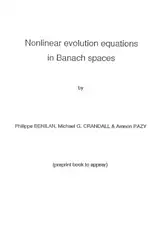 Nonlinear evolution equations... image