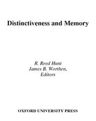 Distinctiveness and Memory image