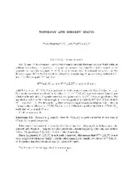 Topology & Sobolev... image