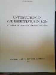 Untersuchungen zur Ehrenstatue... image