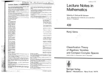 Classification Theory of...