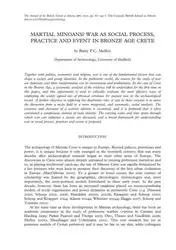 Martial Minoans: War... image