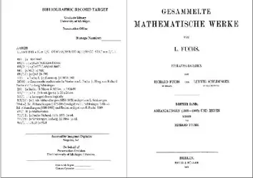 دانلود کتاب Gesammelte mathematische Werke