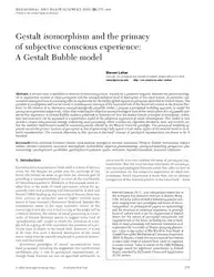 Gestalt isomorphism and... image