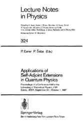 دانلود کتاب Applications of Self-Adjoint Extensions in Quantum Physics