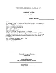 Researches respecting the... image