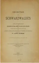 Orometrie des Schwarzwaldes image