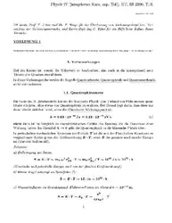 Physik IV Experimentell,... image