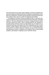 Bounded Arithmetic, Propositional... image