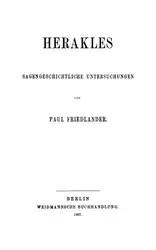 Herakles: Sagengeschichtliche Untersuchungen image