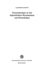 Untersuchungen zu den... image