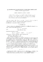 Quasi-periodic solutions of... image