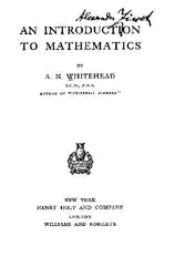 دانلود کتاب An Introduction to Mathematics