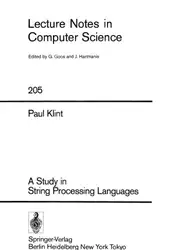 دانلود کتاب A Study in String Processing Languages