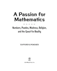 دانلود کتاب A Passion for Mathematics