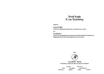 دانلود کتاب Small Angle X-ray Scattering