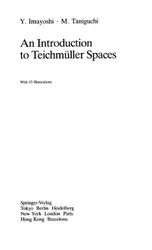 Download An Introduction to Teichmuller Spaces