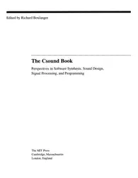 دانلود کتاب The Csound book: perspectives in software synthesis, sound design, signal processing, and programming
