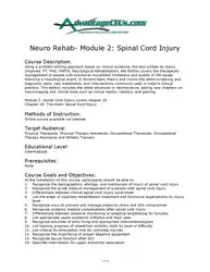 Neuro Rehab- Module... image