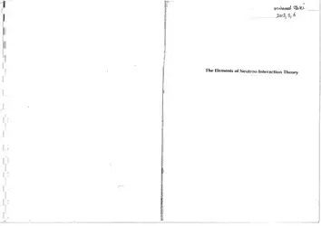 Download The Element of Neutron interaction Theory