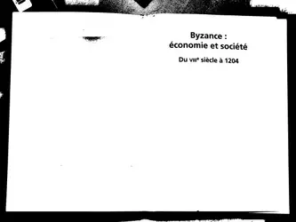 Byzance : economie... image