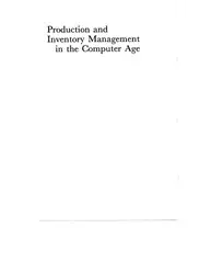 دانلود کتاب Production and inventory management in the computer age